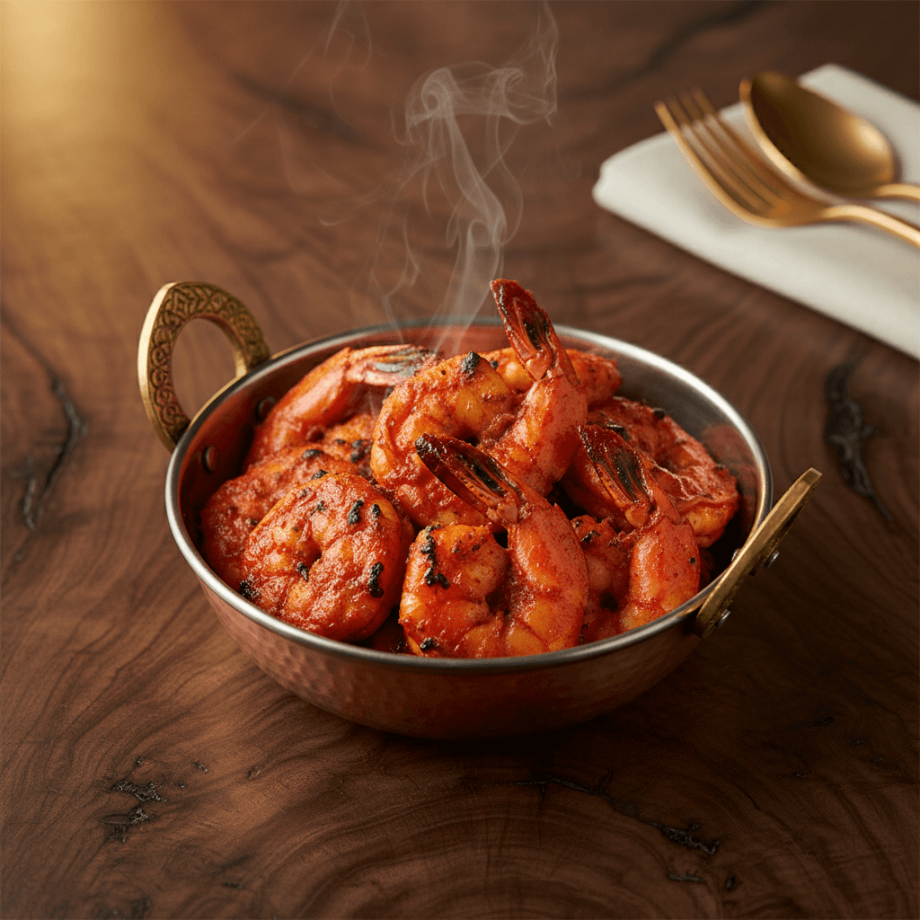 Gambas Tandoori (Comptez Environ 15 Min.)