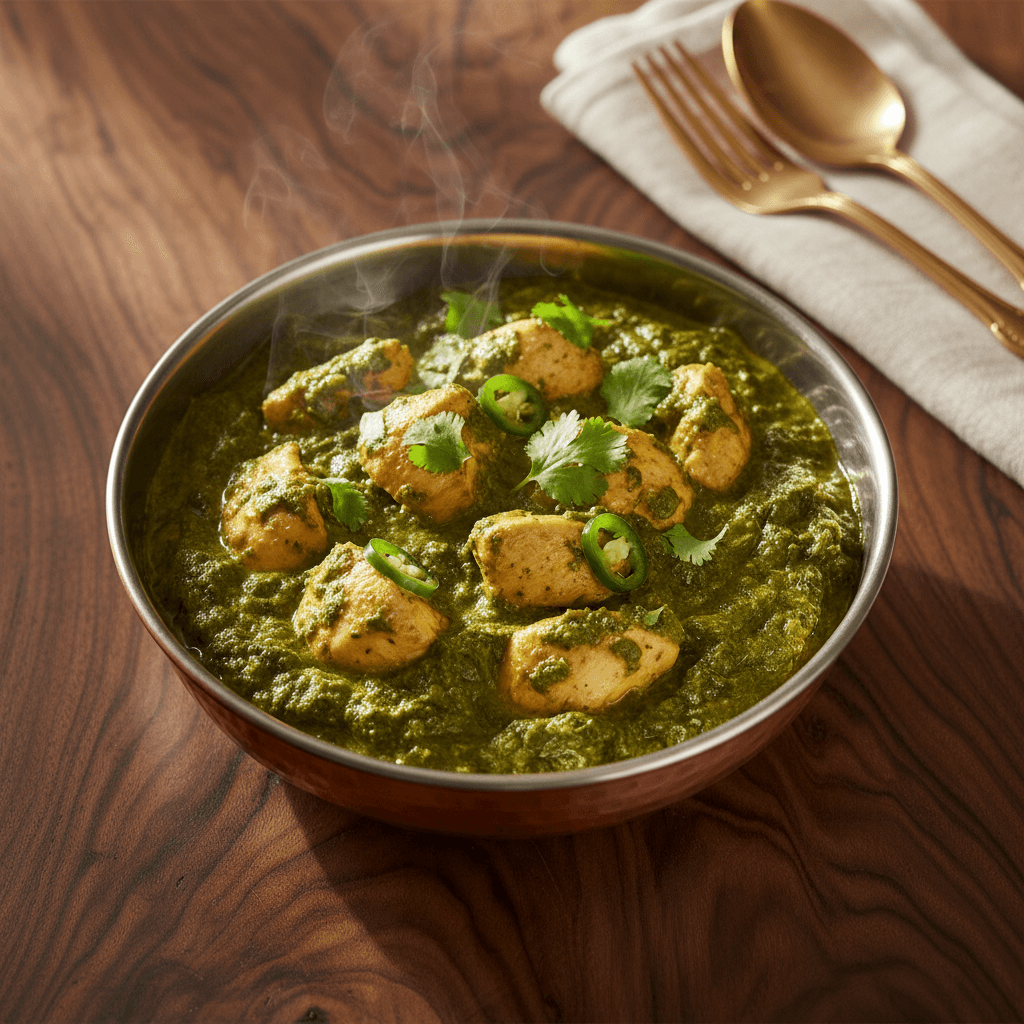 Poulet Saag