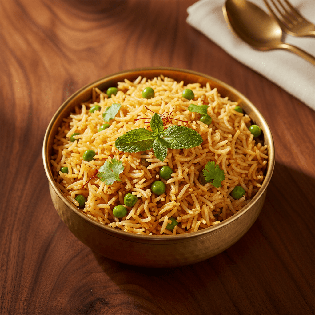 Riz Matar Pulao